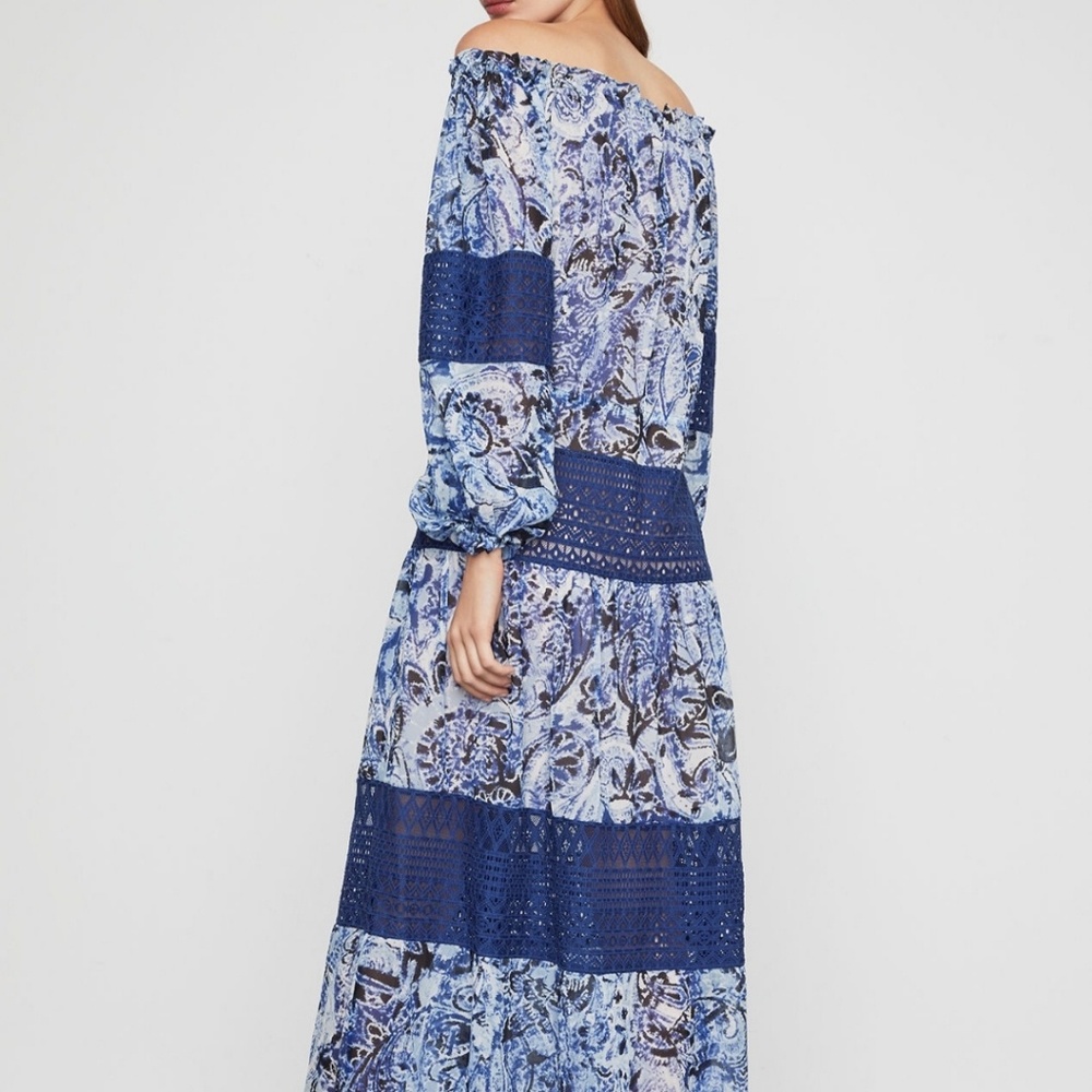 NWT Bcbgmaxazria Ellie Paisley-Print Gown - Picture 2 of 8